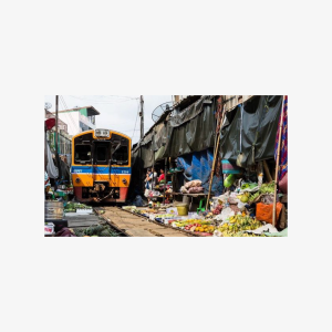 Amphawa Floating Market and Maeklong Train Market Tour